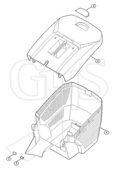 Genuine Stihl RMA443 C / E - Grass catcher bag