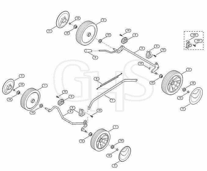 Genuine Stihl RM248.0 / C - Chassis