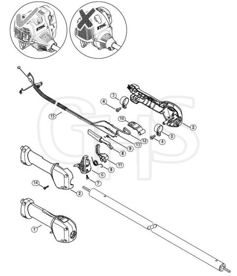 Genuine Stihl HT131 / G - Handle