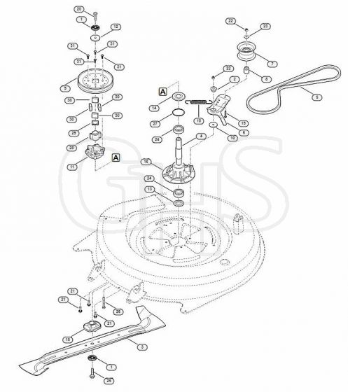 Genuine Stihl RT4082.1 / L - Blade drive
