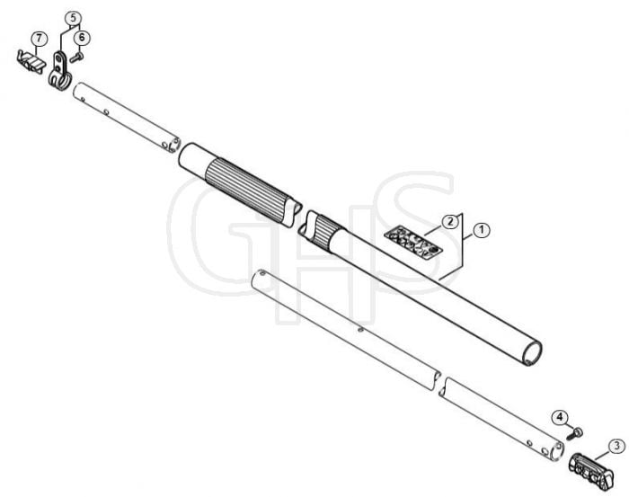 Genuine Stihl HTA65 / B - Drive tube assembly