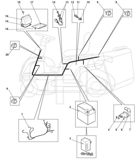 Electrical Parts - TTK550LWM - 2T0050486/SF