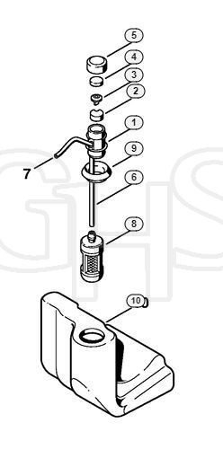 Genuine Stihl TS460 / C - Tank vent  1 44 493 244 (47.1999)