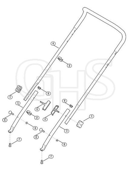 Genuine Stihl RL540.0 / B - Handle