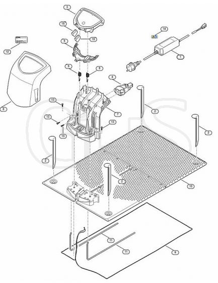 Genuine Stihl RMI422.1 P / F - Docking station