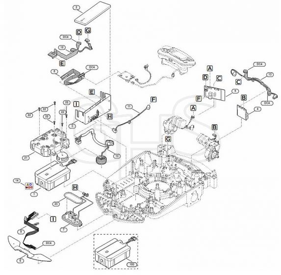 Genuine Stihl RMI632.1 P / E - Electric equipment