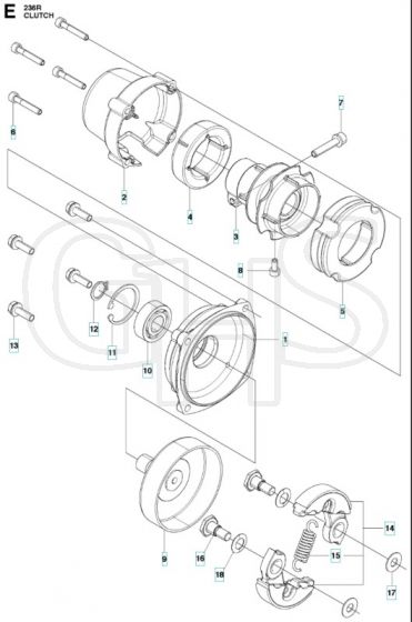 Husqvarna 236r - Clutch