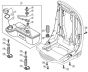 Genuine Stihl BR450 / J - Fuel tank, AV system