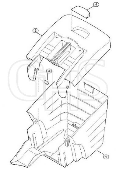 Genuine Stihl RMA339 / F - Grass catcher bag