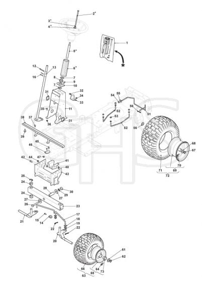 Steering - TTK550LWM - 2T0050486/SF