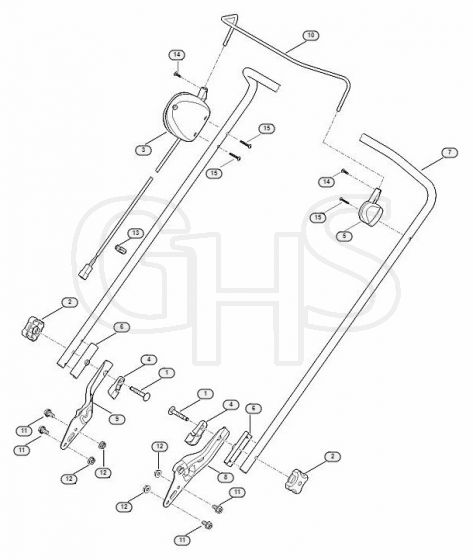 Genuine Stihl RMA253 / A - Handle