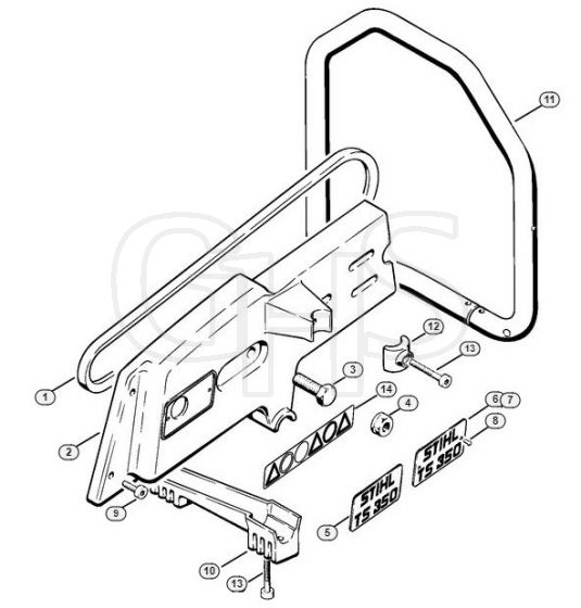 Genuine Stihl TS350 / K - Connector