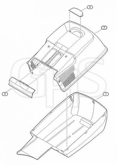 Genuine Stihl RM248.1 T / E - Grass catcher bag