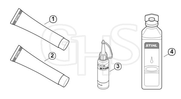 Genuine Stihl SR440 / O - Miscellaneous lubricants and greases