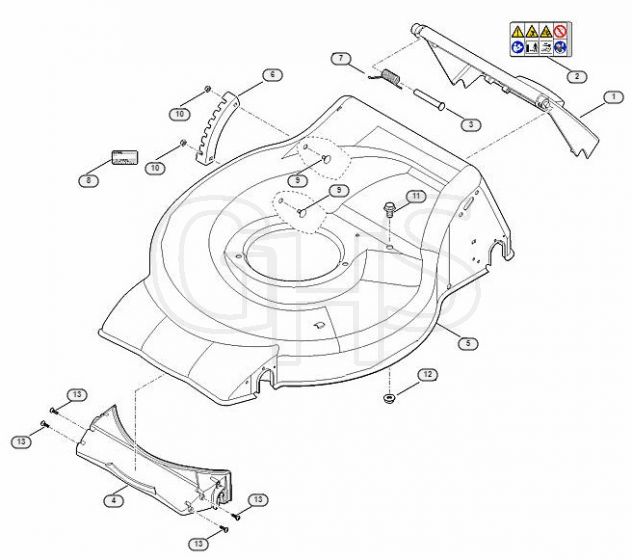 Genuine Stihl RMA248 / B - Housing