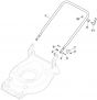 HP185 - 2022 - 2L0481043/MC - Mountfield Rotary Mower Lower Handle Diagram