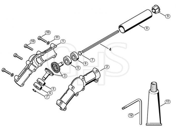 Genuine Stihl HTE60 / F - Angle drive