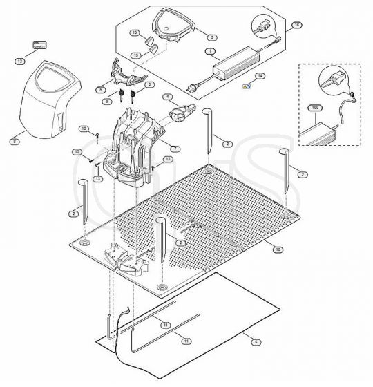 Genuine Stihl RMI632.0 C / F - Docking station