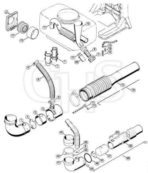 Genuine Stihl SR400 / K - Dusting and granulate spreading attachment