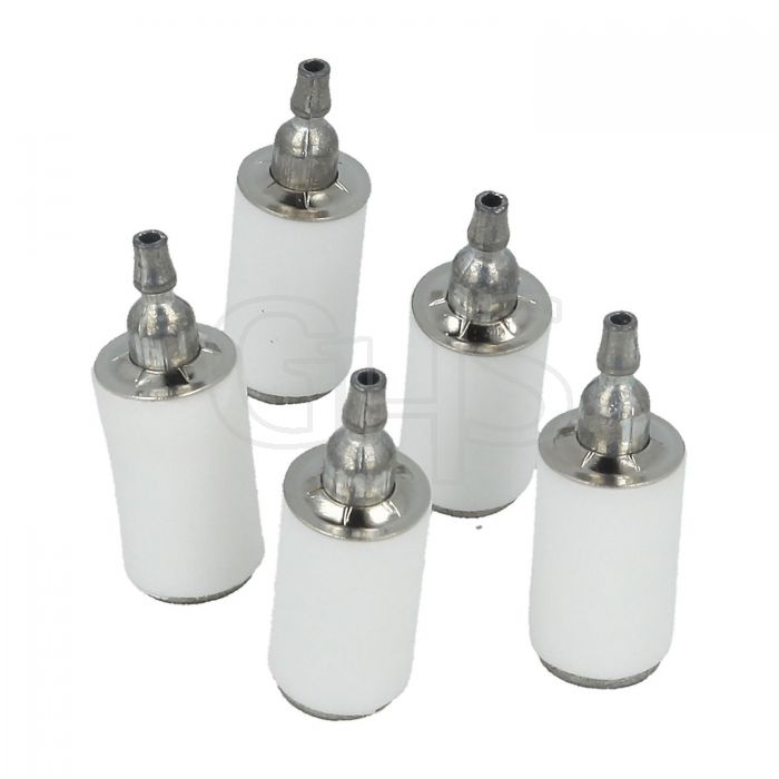 Universal Porex Fuel Filter, Husqvarna 136, 141, Pack of 5 Garden