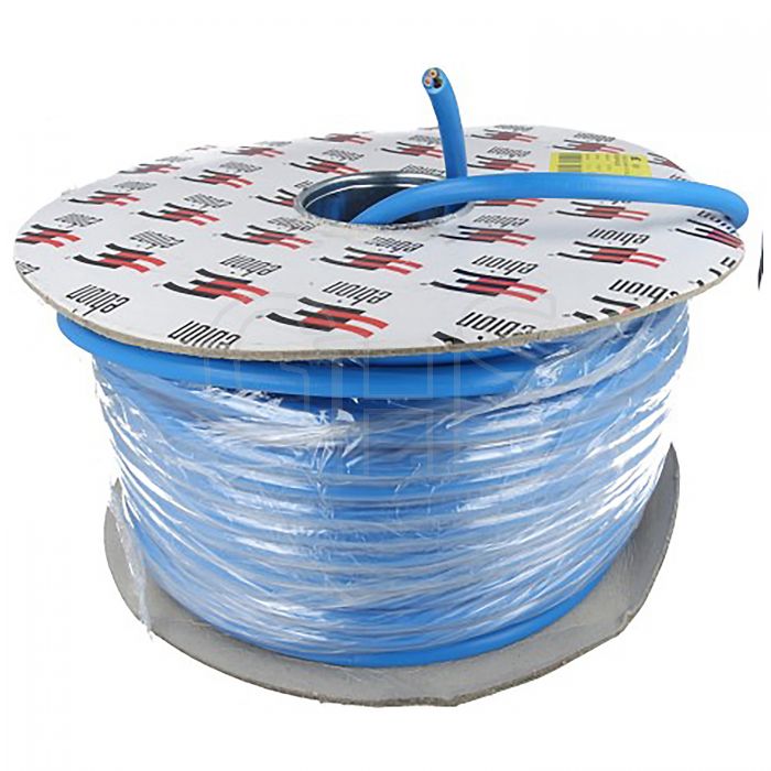 3 Core 2 5mm X 100 Metres Arctic Blue Cable 31ag Spec Garden Hire Spares