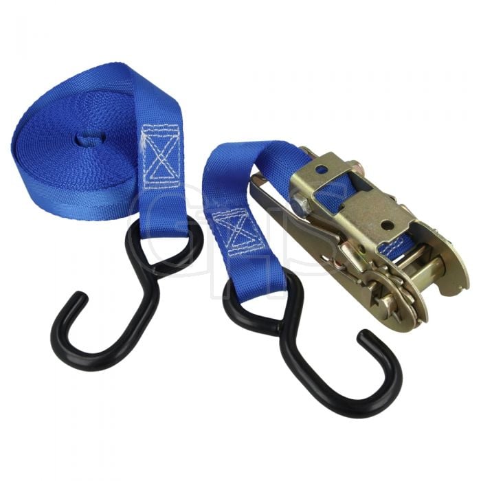 5M x 700Kg Ratchet Tie Down Strap & Hooks 1