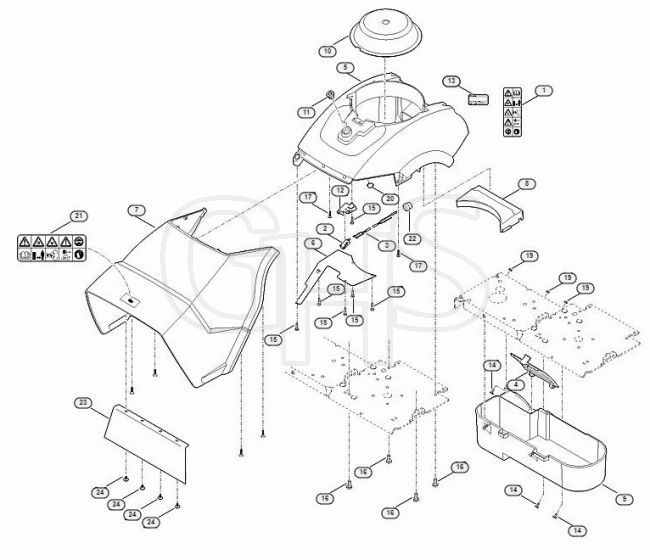 Genuine Stihl GH460.0 / B - Housing