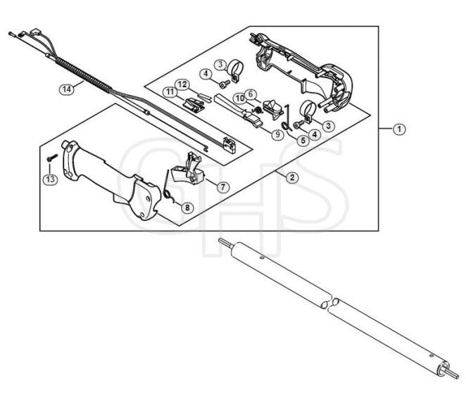 Genuine Stihl HT130 / K - Handle