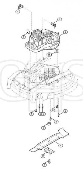 Genuine Stihl RME235.0 / D - Engine, blade