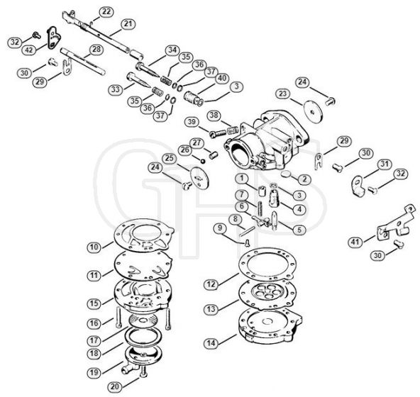 Genuine Stihl TS360 / F - Carburetor LA-S168