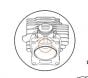 Genuine Stihl Piston 52mm Bore - 1142 030 2009