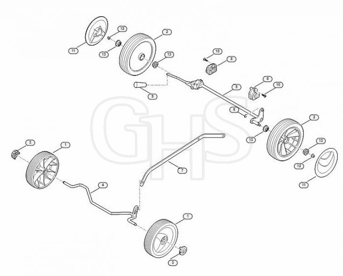 Genuine Stihl RMA253 / C - Chassis