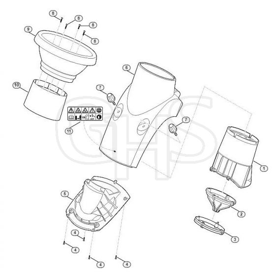 Genuine Stihl GHE150.0 / A - Funnel