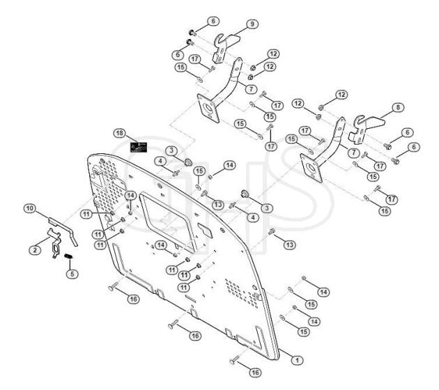 Genuine Stihl RT5097.0 Z / G - Back panel