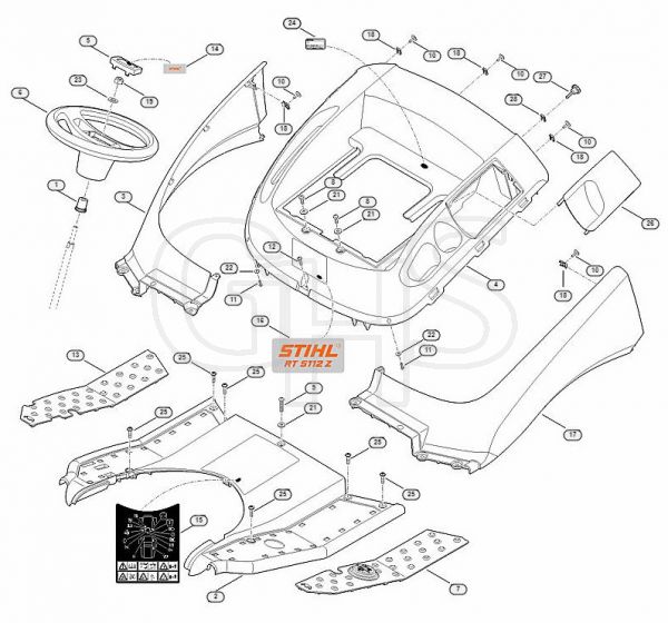 Genuine Stihl RT5112.0 Z / C - Cover