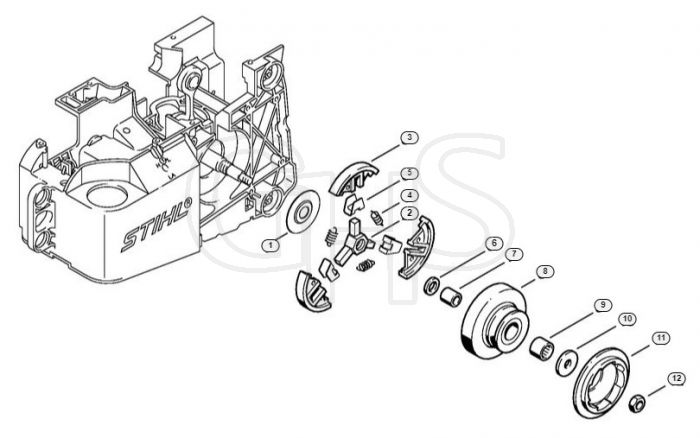 Genuine Stihl TS460 / D - Clutch