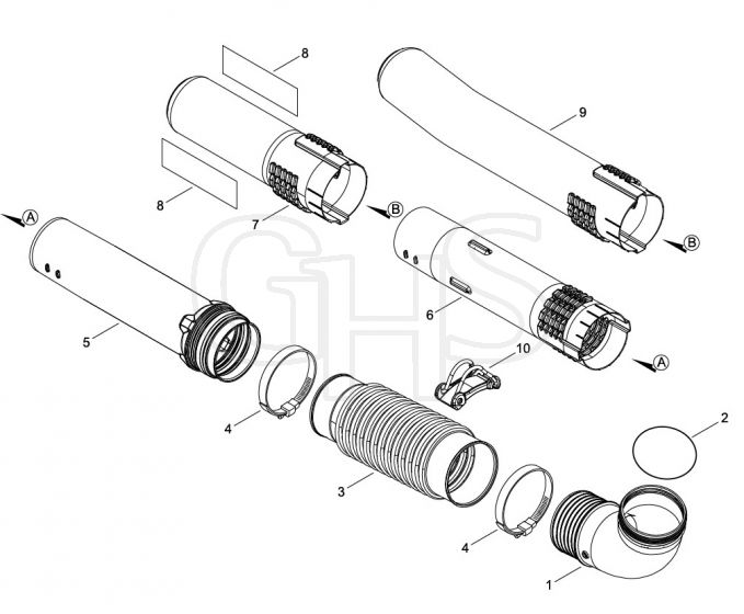 PB770 Pipe Assembly 