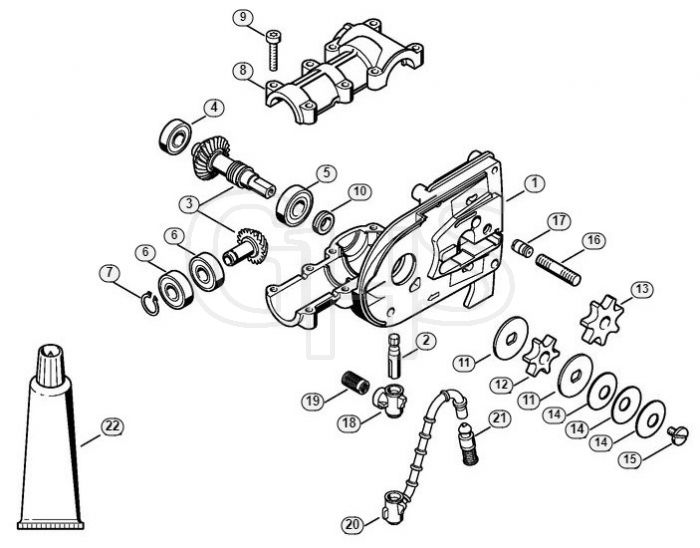 Genuine Stihl HT70 K / Z - Gear head HT 70 (38.2016)