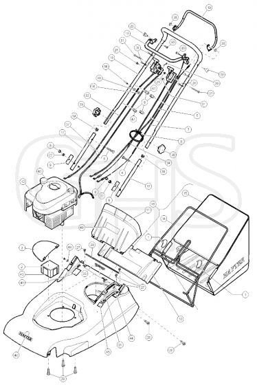 Hayter Harrier 48 AD - 490F (490F290000001 - 490F290999999) - Upper Mainframe