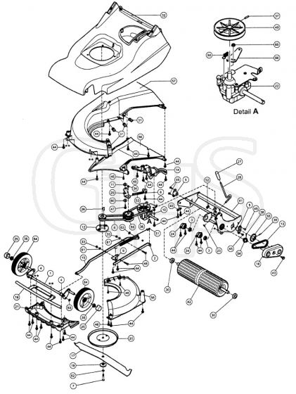 Hayter Harrier 48 AD VS - 491D (491D260000001 - 491D260999999) - Lower Mainframe