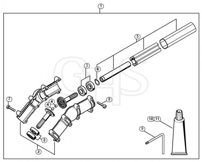 Genuine Stihl HT75 / AF - Angle drive