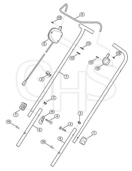 Genuine Stihl RMA339 / A - Handle