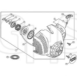 Genuine Stihl Bg86 C-e   K - Rewind Starter Ergostart Easy2start 