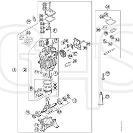 Genuine Stihl BR600 / A - Engine | GHS