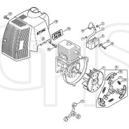 Genuine Stihl FR85 / C - Ignition system, Clutch | GHS