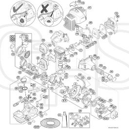 Genuine Stihl FS23 C-E / A - Engine from serial number 517063950 | GHS