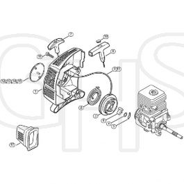 Genuine Stihl FS55 / C - Rewind starter | GHS