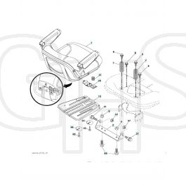 Husqvarna Gt Xlsi Seat Ghs