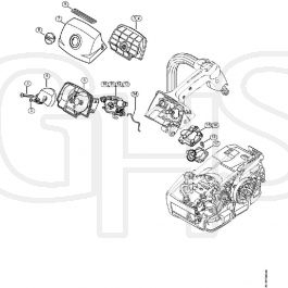 Genuine Stihl Ms201 Tc-e   K - Air Filter, Carburetor Box Cover 