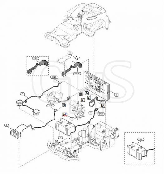 Genuine Stihl RMI422.0 / E - Electric equipment